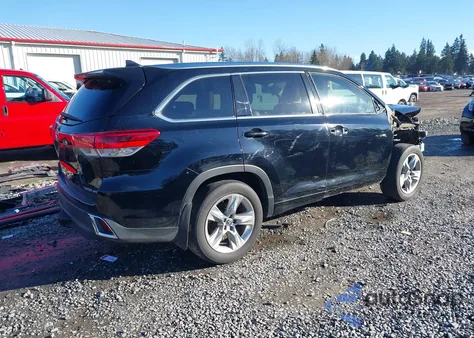 2017 Toyota Highlander Limited из США, поврежденный, VIN 5TDDZRFH6HS429032